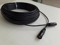75 FT PRO CAT5E Tactical Shielded w/Neutrik Ethercon RJ45 Digital Audio Cable