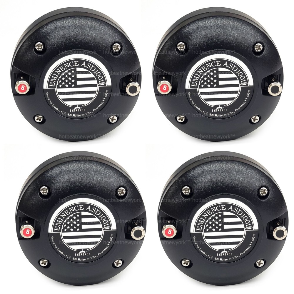 Eminence ASD:1001 Screw-On 1″ High Frequency Driver 50 Watts RMS ASD1001 4-pack
