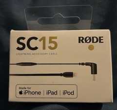 RODE SC15 Lightning USB Type-C to Lightning Accessory Cable 11.8″ MFI new