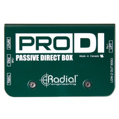 Radial Pro DI Passive Direct Box Green