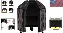 Vocal Booth Isolation Shield for Studio Recording^