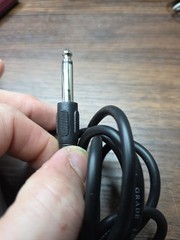 Memorex Corded Microphone 10 Ft Cord 1/4″ Plug Stage Performance TESTED & WORKS