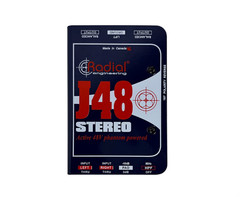 Radial Engineering J48-STEREO 48V Active DI Guitar/Bass Powered Direct Box