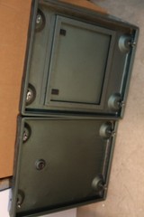 Aluminum EDAK MILEX 12U 19×19 Rack Mount Case With Accessory Door in 1 Lid