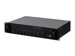 Monoprice Commercial Audio 60W 5ch 100/70V Mixer Amp W/ Microphone (NO LOGO)