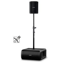 Bose S1 Pro+ Wireless PA Package With Sub1 Powered Bass Module and accessories