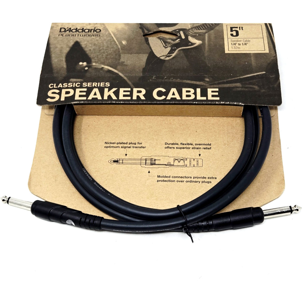 D’Addario Classic Series Speaker Cables – 5′
