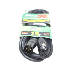4 Pack-Pro X 10 Ft. Balanced XLR3-F to XLR3-M High Performance Audio Cable