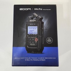 ZOOM H4n Pro Handy Recorder 4-Track MTR All Black Finish Audio Sound Equipment