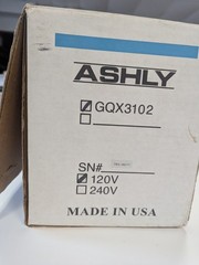 Ashly GQX-3102 Stereo 31-Band Graphic Equalizer Dual Channel EQ GQX-3102-Used
