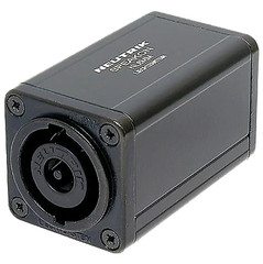 (2) Two Genuine NEUTRIK NL8MMXX Female 8 Pin SpeakON Coupler Adapter