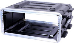 Stackable 4U Rack Case, Standard 19.25? Depth, Polyethylene Hard-Shell Construct