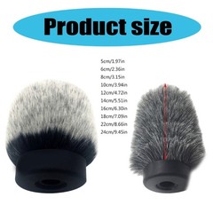 Microphone Windshield Sleeve, Synthetic Hair Material for Enhanced Sound Record