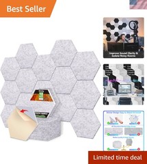 Eco-Friendly Sound Absorbing Panels – 18 Pack Ideal for Studios & Offices