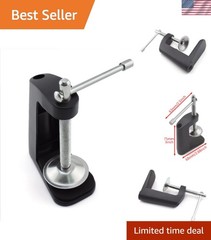 Robust Desk Mount Clamp Clip for Microphone Support – Fits Up to 5.5 cm Surfaces