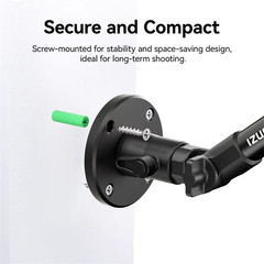 Magic Arm Camera Wall Mount for Camera 2KG Load Angle Length Adjustable Wall Mag