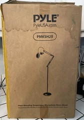 Pyle Tabletop Suspension Mic Boom Stand – Anti-Vibration Shock Mount PMKSH28