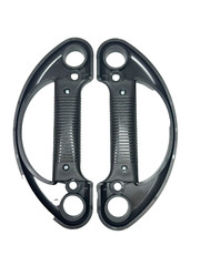 (2) Two Replacement GREY Handle Mackie SRM450 V1, V2 & V3 SRM350 V1, V2 & V3