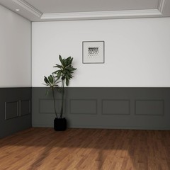 Versatile Wall Molding Kit – 6 Classic Pre-Cut Panels with Self-Adhesive Backing