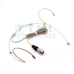 Dual Hook YAM Skin HM3-C3N-B Headset Mic For Samson Wireless Mics with Hirose 6P
