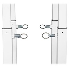 (1) Rockville White Adjustable Totem Stand For B-52 Matrix 1500 10″ Speaker