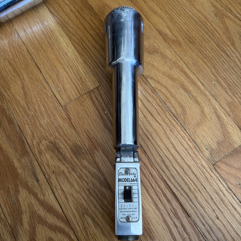 Vintage Electro-Voice Dynamic Cardioid Microphone Model 664