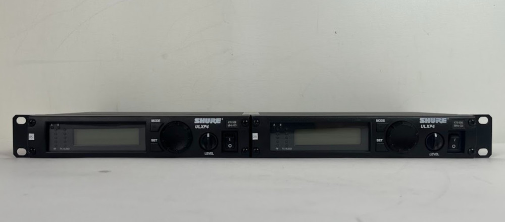Set of 2 Shure ULXP4 Professional Wireless Microphone Receivers – NO P/S/Antenna