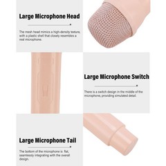 Microphone Prop 1:1 Replication Pretend Microphone For Cosplay
