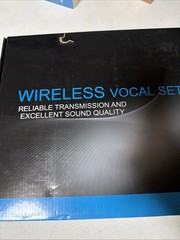 Wireless Microphones System with 2 X 100 Channels Cordless Handheld Microphon…