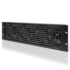 CLOUDPLATE T9, Rack Mount Cooling Fan Panel 3U Exhaust, AV Equipment 19″ Rack