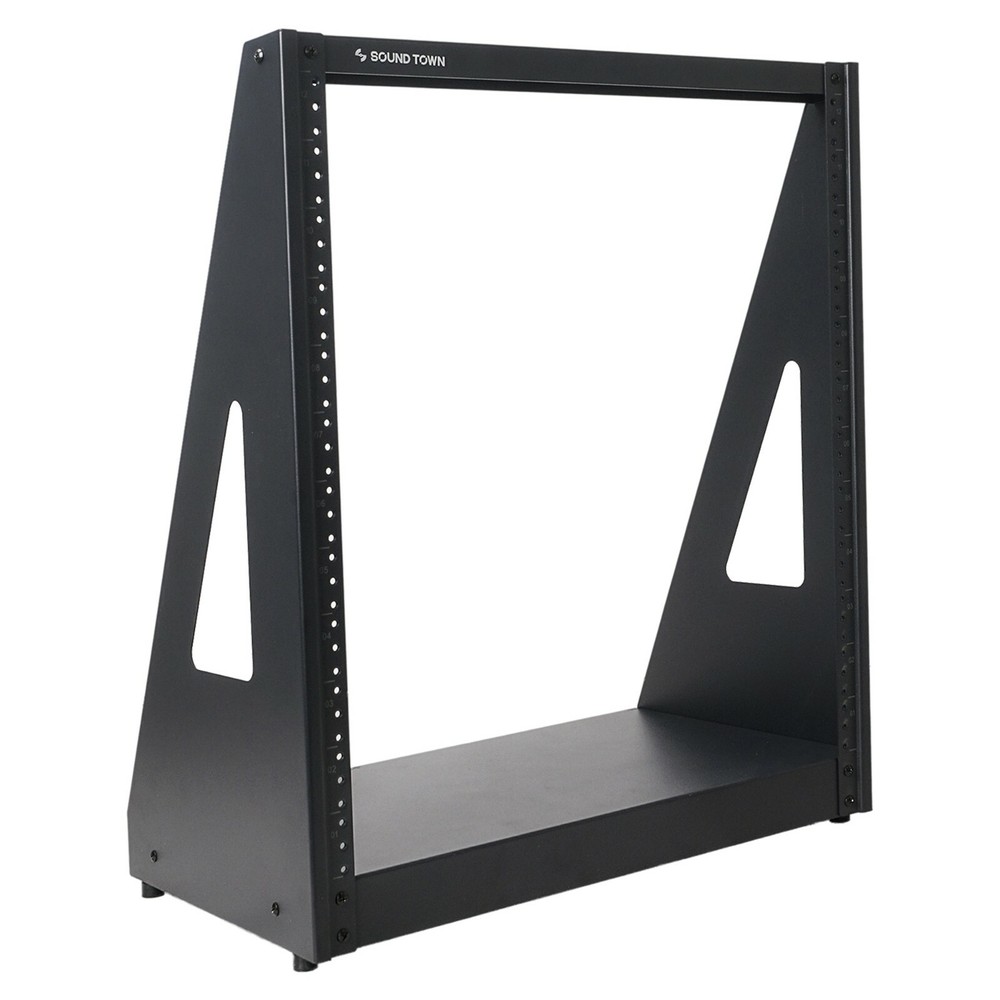 Sound Town 12U Heavy-Duty 2-Post Open-Frame Rack ,AV, Network Devices ST2PF-12HD