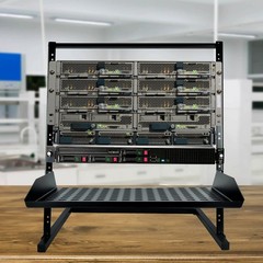 NEW Pyle 1U Server Rack Shelf Universal Device Mounting Tray PLRSTN14U