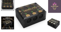 Professional USB-C MIDI Interface with 3-in-3-out Capability – Compact Design