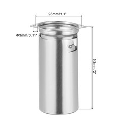 2Pcs 9pin 53mm Shield Ceramic Vacuum Tube Socket 12AX7 12AU7 Silver Tone DIY