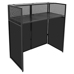 DJ Display Stand, DJ Event Booth Facade, Portable DJ Facade Booth Table, DJ Cont