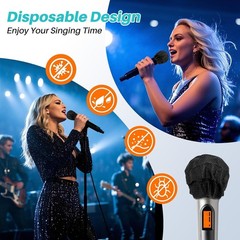 100PCS Microphone Cover – Mic Covers Disposable Odorless Non-Woven…