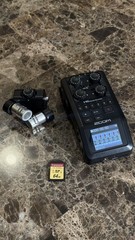 Zoom H6 Handy Recorder All Black 6-track Portable Recorder
