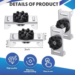 Sound Isolation Clips 100 Pack Soundproofing