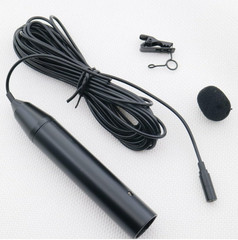 48V Phantom Power XLR 3-Pin Clip On Lavalier Lapel Microphone