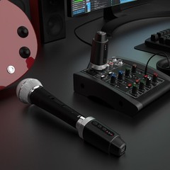 EBJ Wireless Microphone Transmitter Receiver 2.4Ghz, XLR Microphone Wireless …