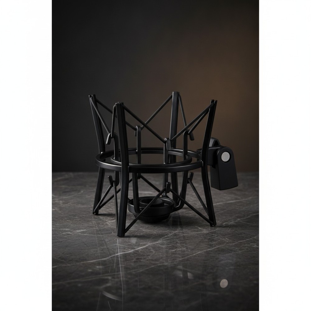 B Condenser Spider Microphone Shockmount, Anti Vibration and Isolation – Black