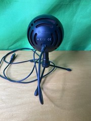 Blue Snowball iCE USB Microphone Black w/ Stand Tested Working Plug & Play