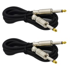 speaker cable 1/4 16 gauge with TS Copper Plug – Pack of 2