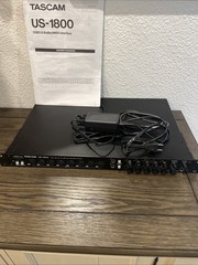 TASCAM US-1800 16-Channel USB Audio Interface, TESTED, POWER CORD INCLUDED