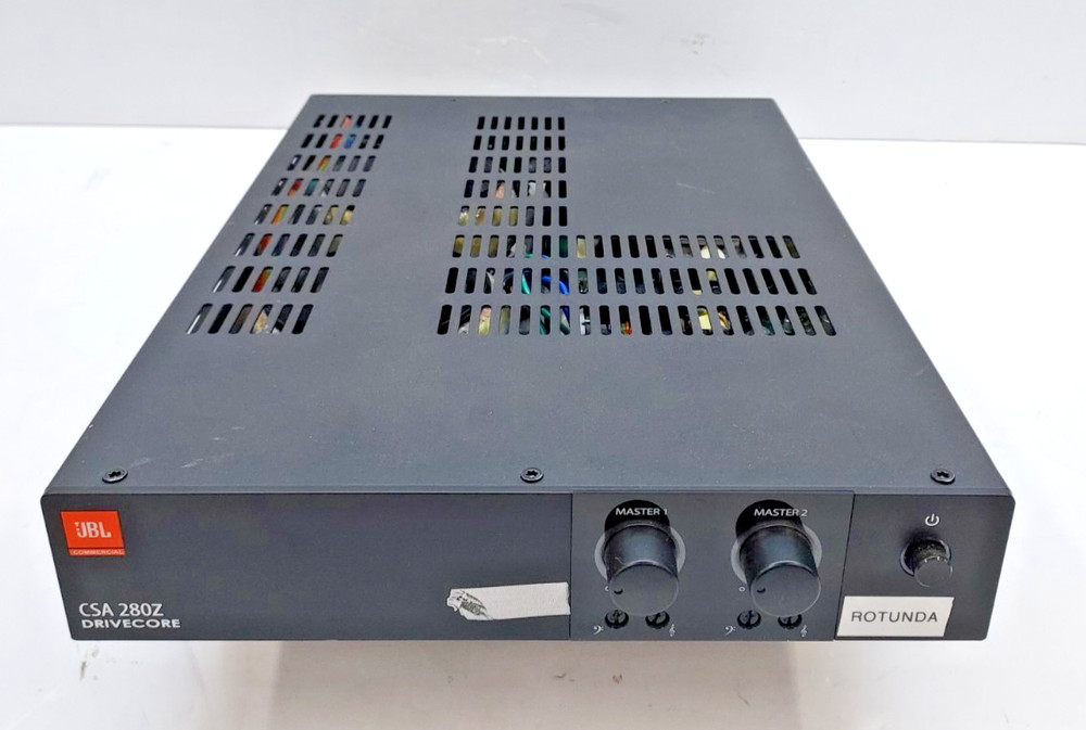 JBL CSA 280Z 2 Channel x 80w Commercial Amplifier