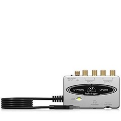 Behringer U-Phono UFO202 Audiophile USB/Audio Interface with Built-in Phono