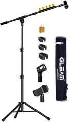 Microphone Stand for Light Microphone less than 1 LB – Tripod Boom Arm Mic St…