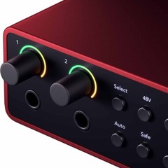 Focusrite Scarlett 4i4 4th Gen 4-in 4-out USB Audio Recording Interface