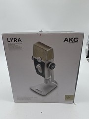AKG Lyra C44 USB Studio/Podcast/Video/Gaming Microphone Ultra HD Audio by Harmon