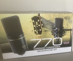 MXL 770 Condenser Microphone w/ Shockmount – Never Used + Free Microphone Cable